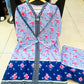 2Pc Digital Print Suit