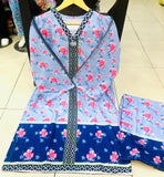 2Pc Digital Print Suit