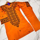 2Pc Embroidered Suit