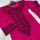 2Pc Embroidered Suit
