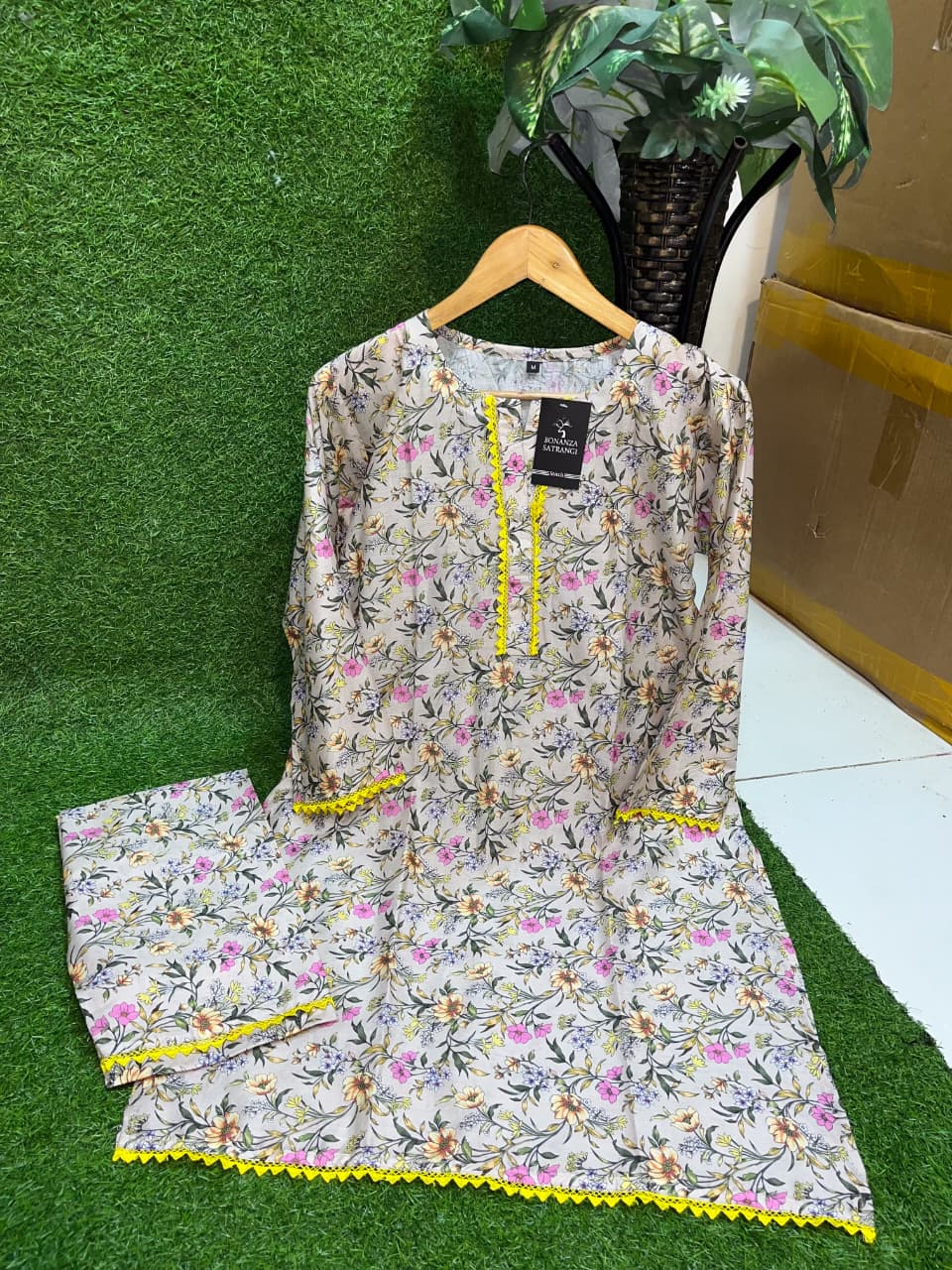 2Pc Printed Lawn Suit