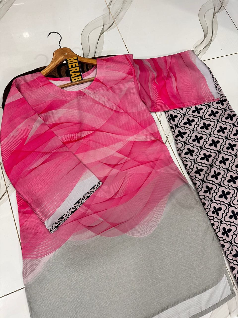 2Pc Tie-Dye Suit