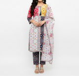 2Pc Digital Print Suit