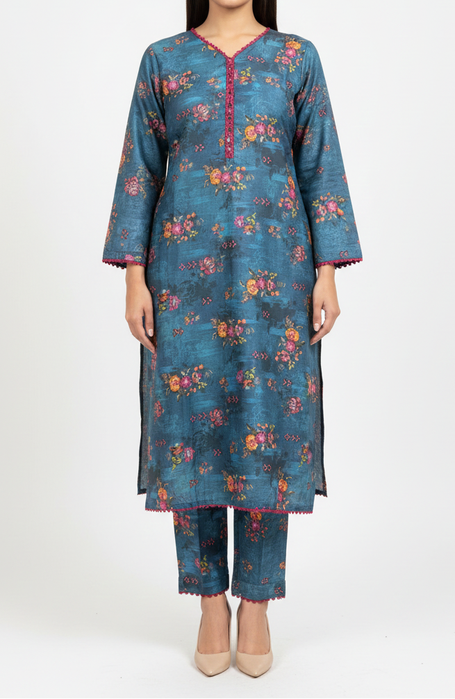 2Pc Printed Lawn Suit