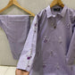 2Pcs Embroidered Suit