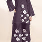 2Pcs Flower Embroidered Suit
