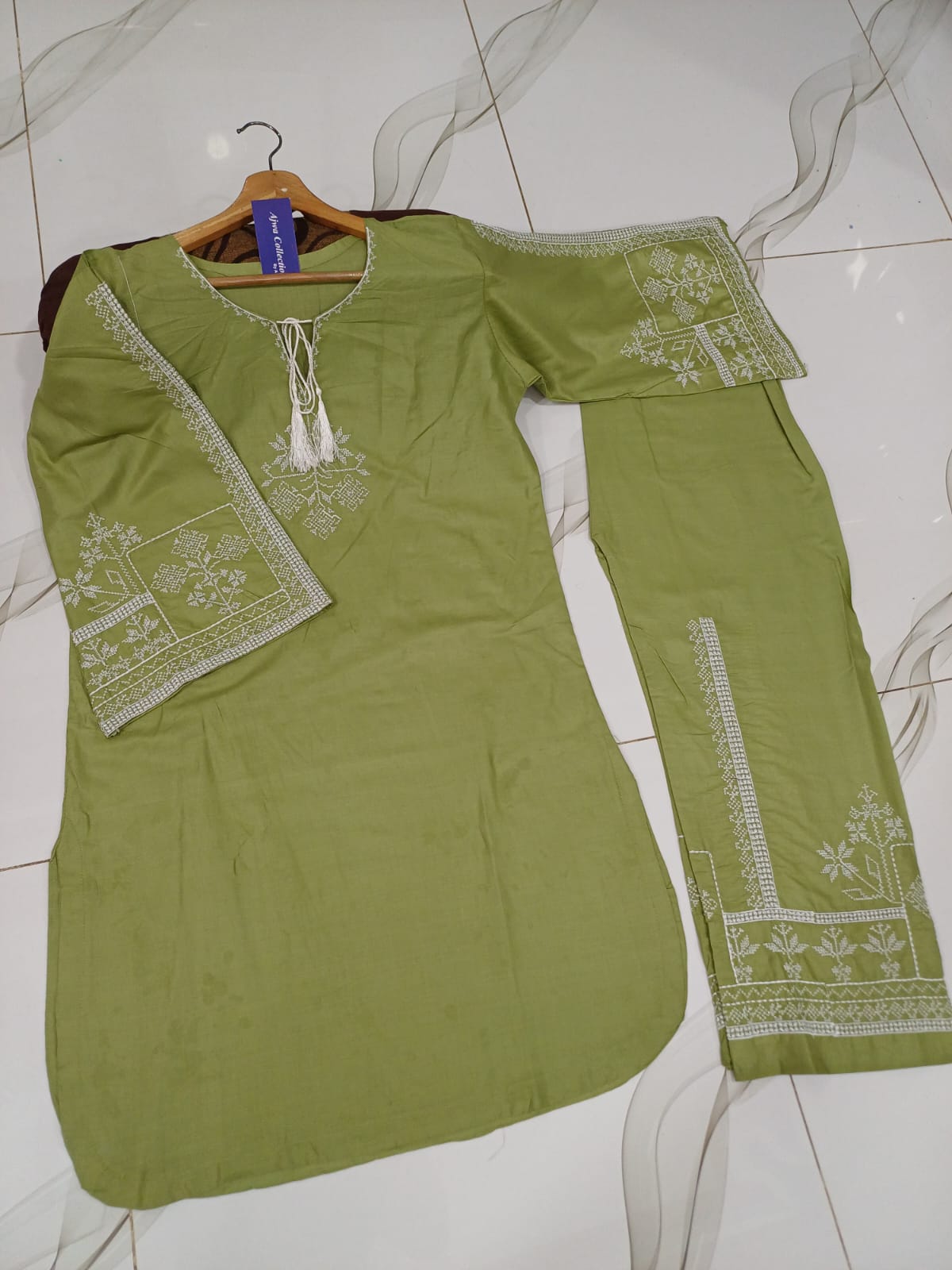 2Pcs Soft Cotton Suit