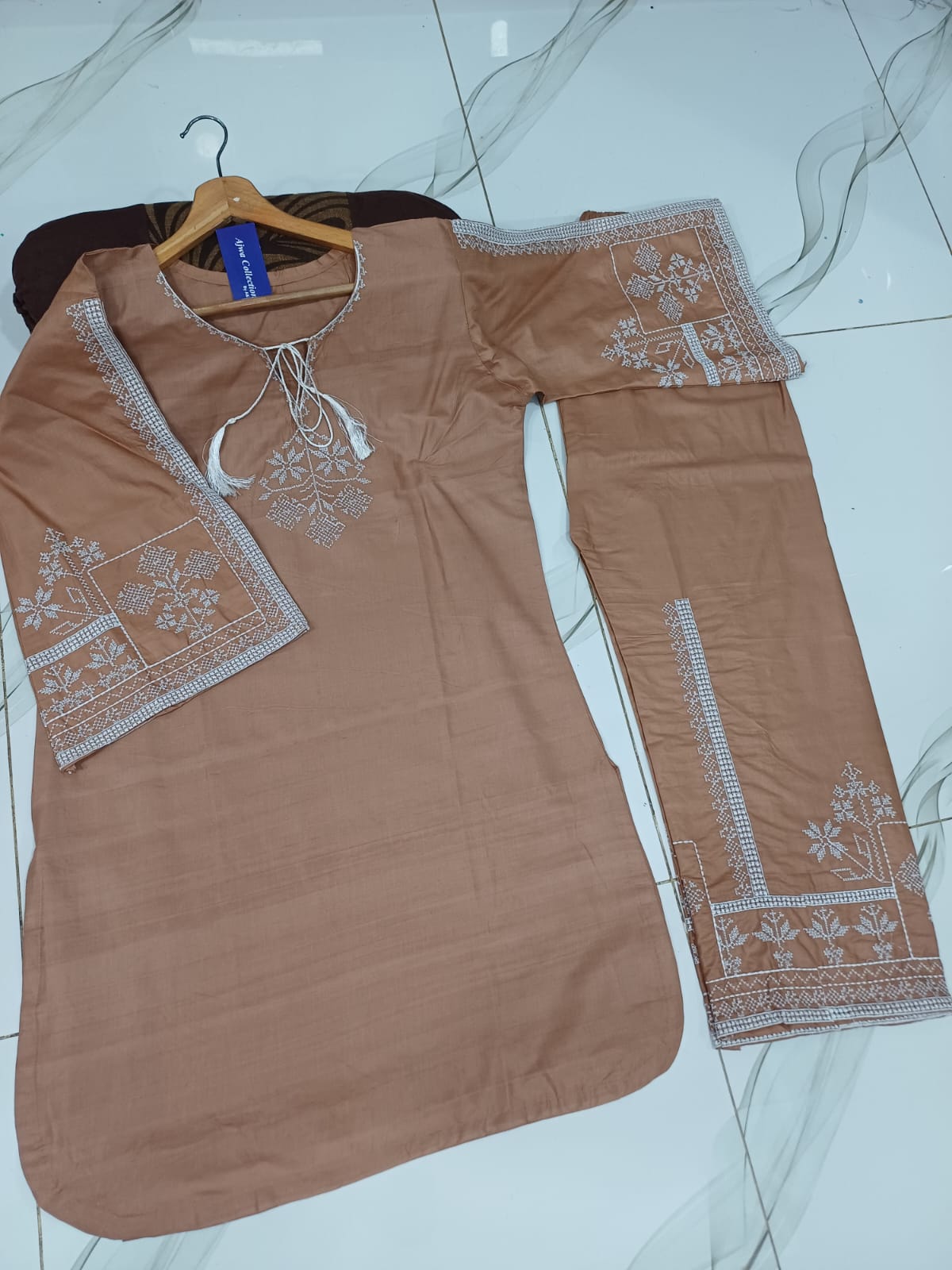 2Pcs Soft Cotton Suit