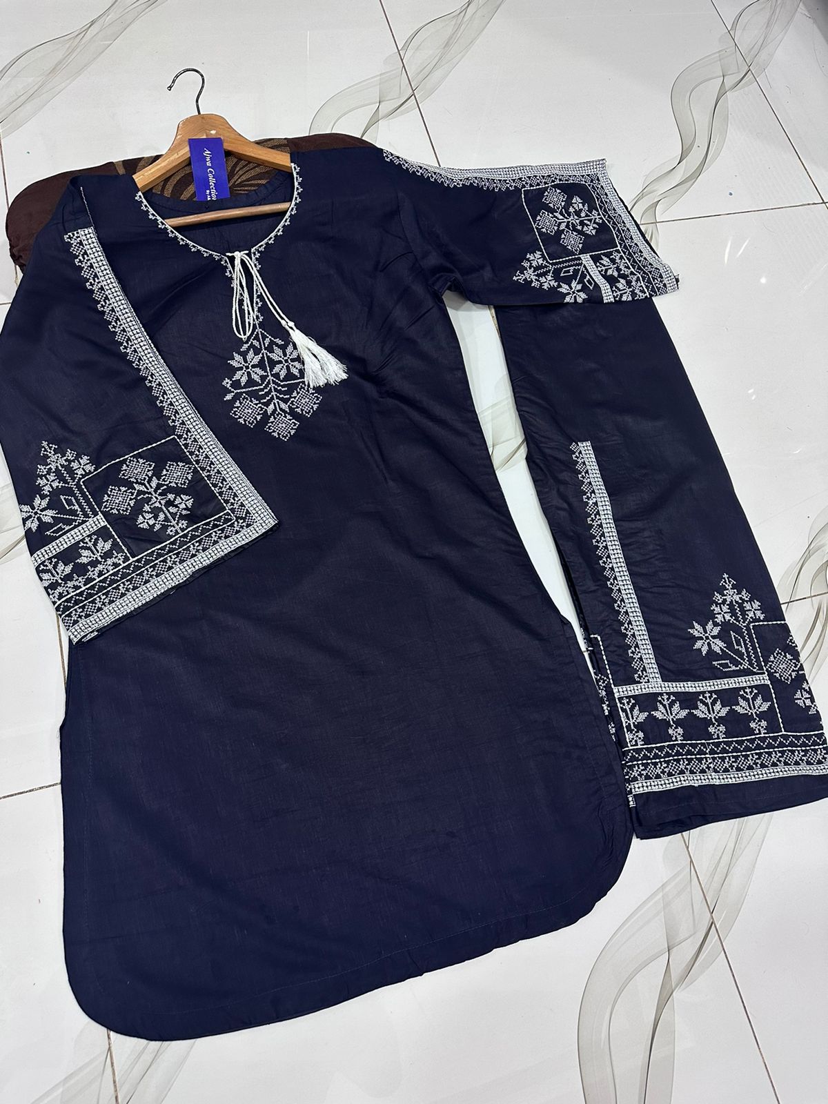 2Pcs Soft Cotton Suit