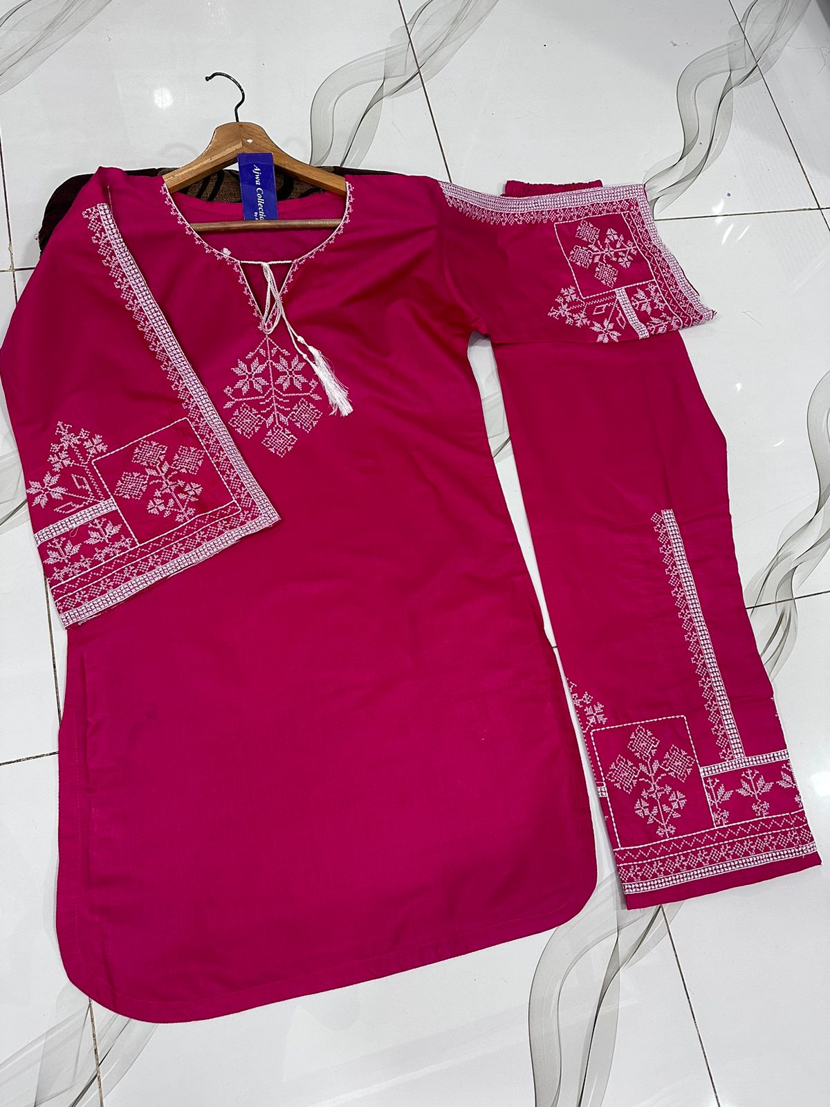 2Pcs Soft Cotton Suit