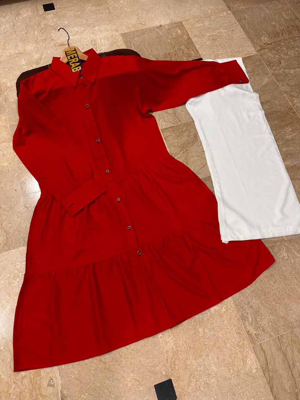 Collar Shirt With Flapper