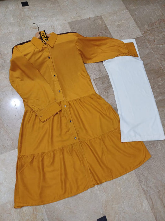 Collar Shirt With Flapper