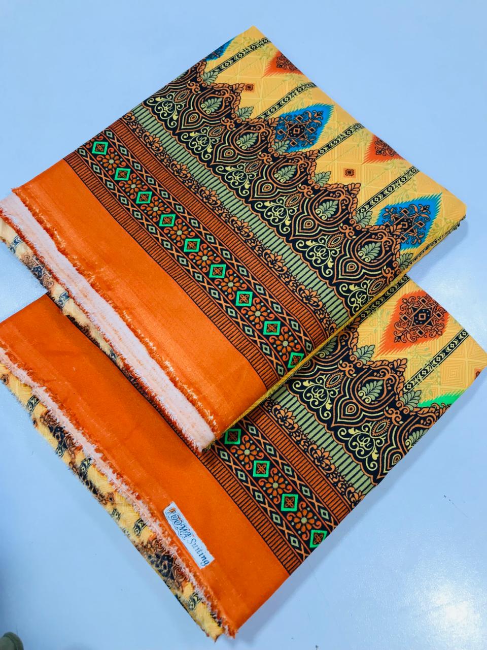 2Pcs Unstitched Suit