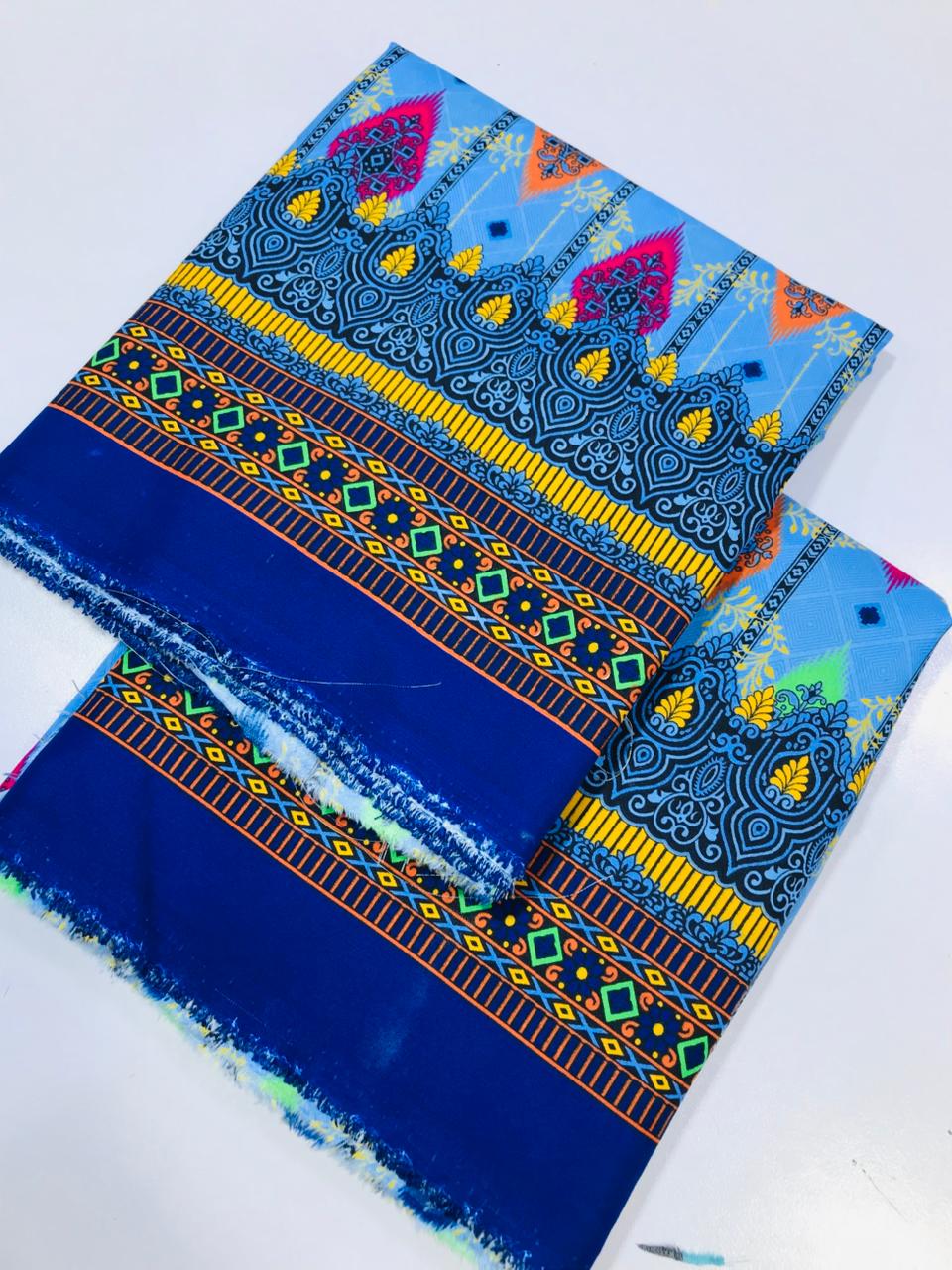 2Pcs Unstitched Suit
