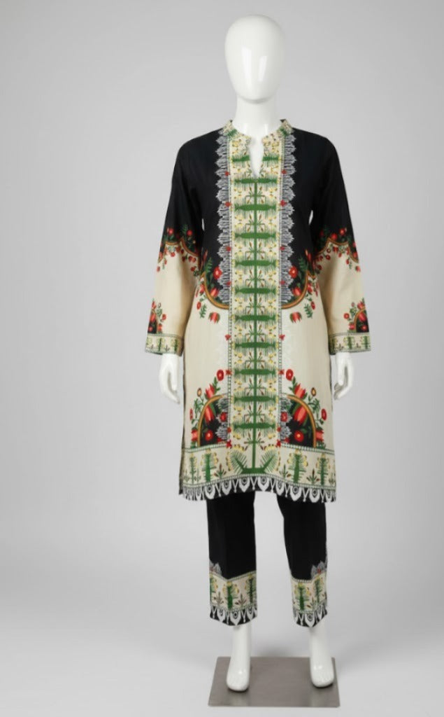 2Pcs Printed Cord Set