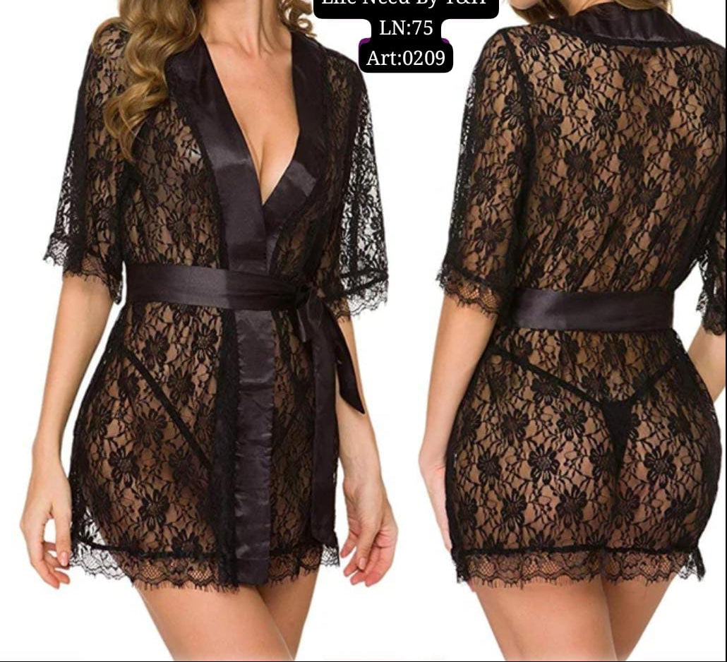 2 Piece Bridal Nighty Set