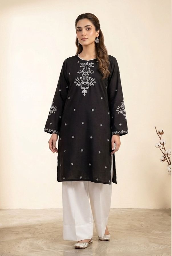 2 Piece Embroidered Kurti