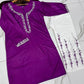 2 Piece Embroidered Suit