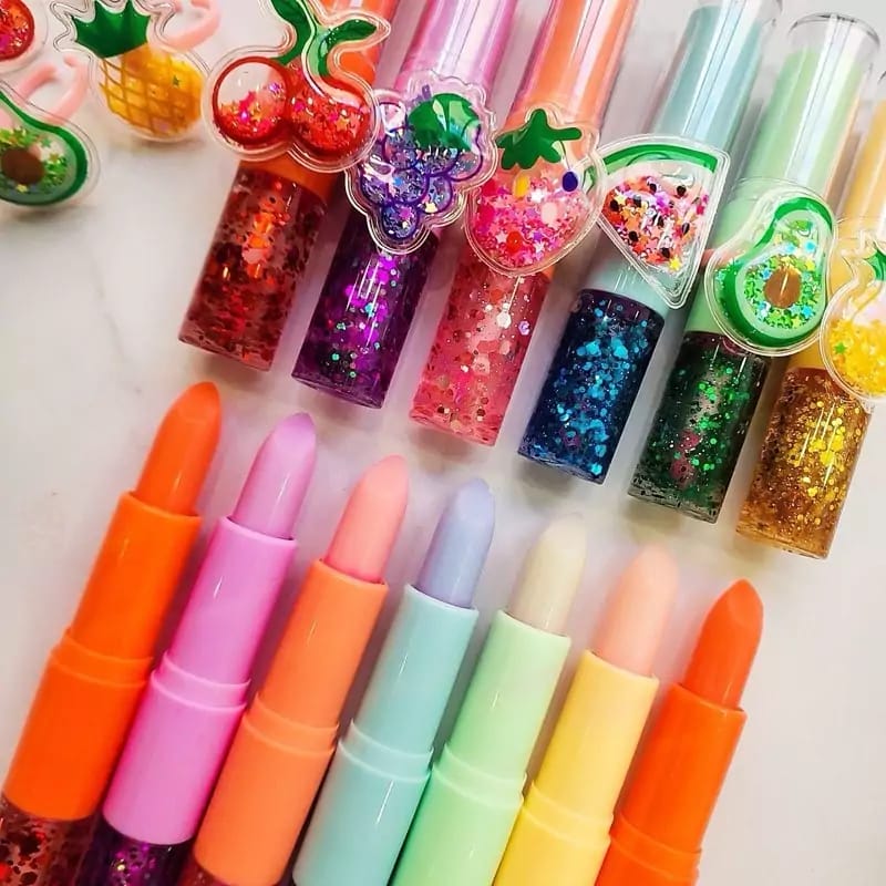 Pack of 3 Lip Balm & Gloss