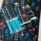 2Pcs Digital Print Suit