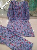 2Pcs Printed Suit