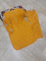 2 Pcs Embroidered Suit