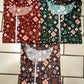 2 piece print suit