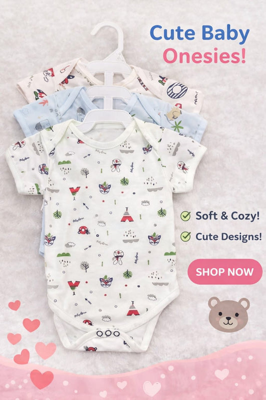 Pack of 3 Baby Suit Set