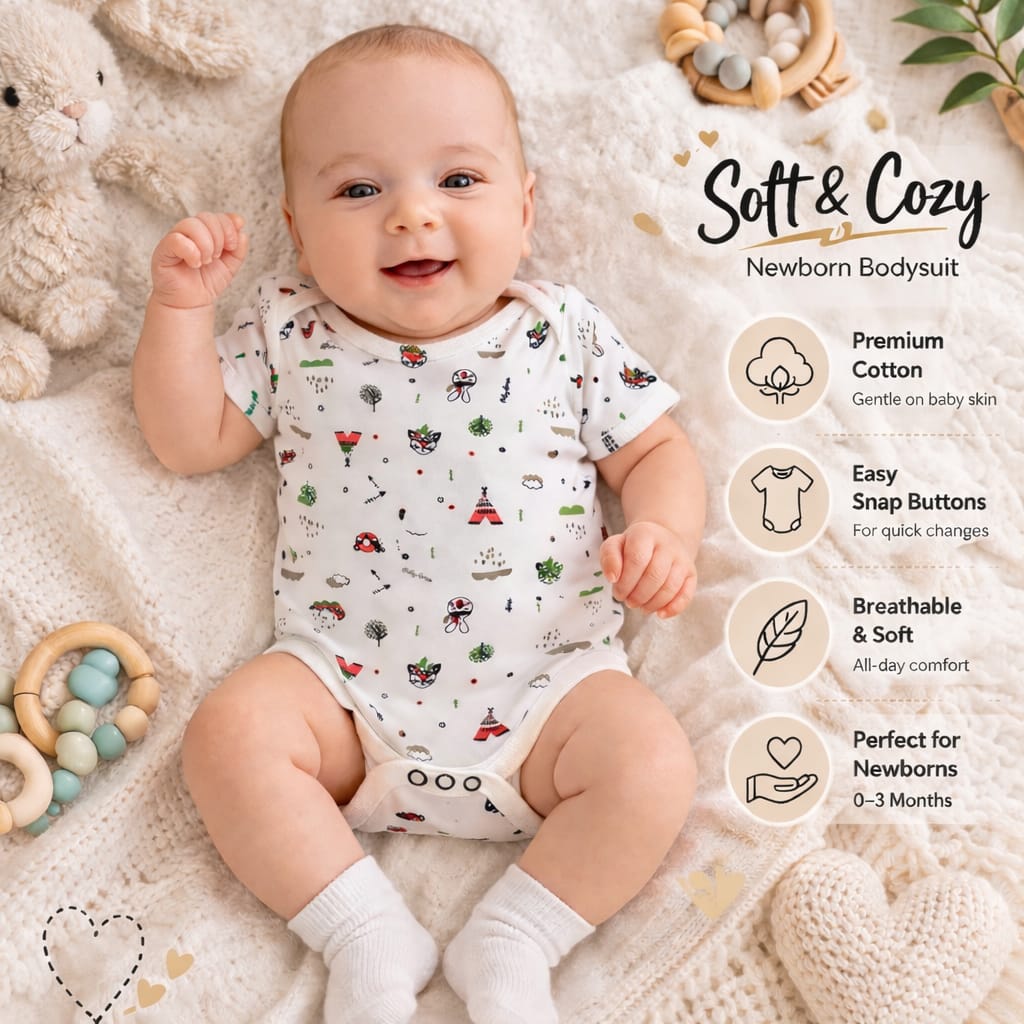 Pack of 3 Baby Suit Set