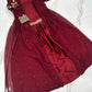 3-Piece Embroidered Pearl Maxi