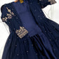 3-Piece Embroidered Pearl Maxi