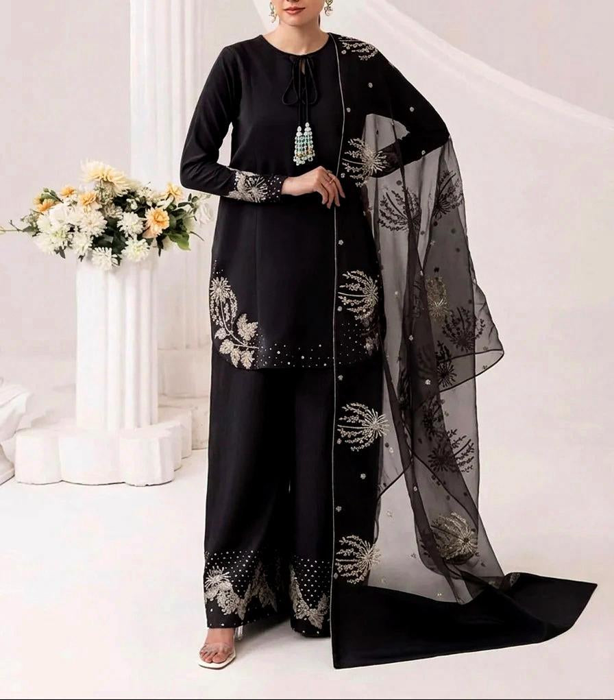3-Piece Embroidered Suit