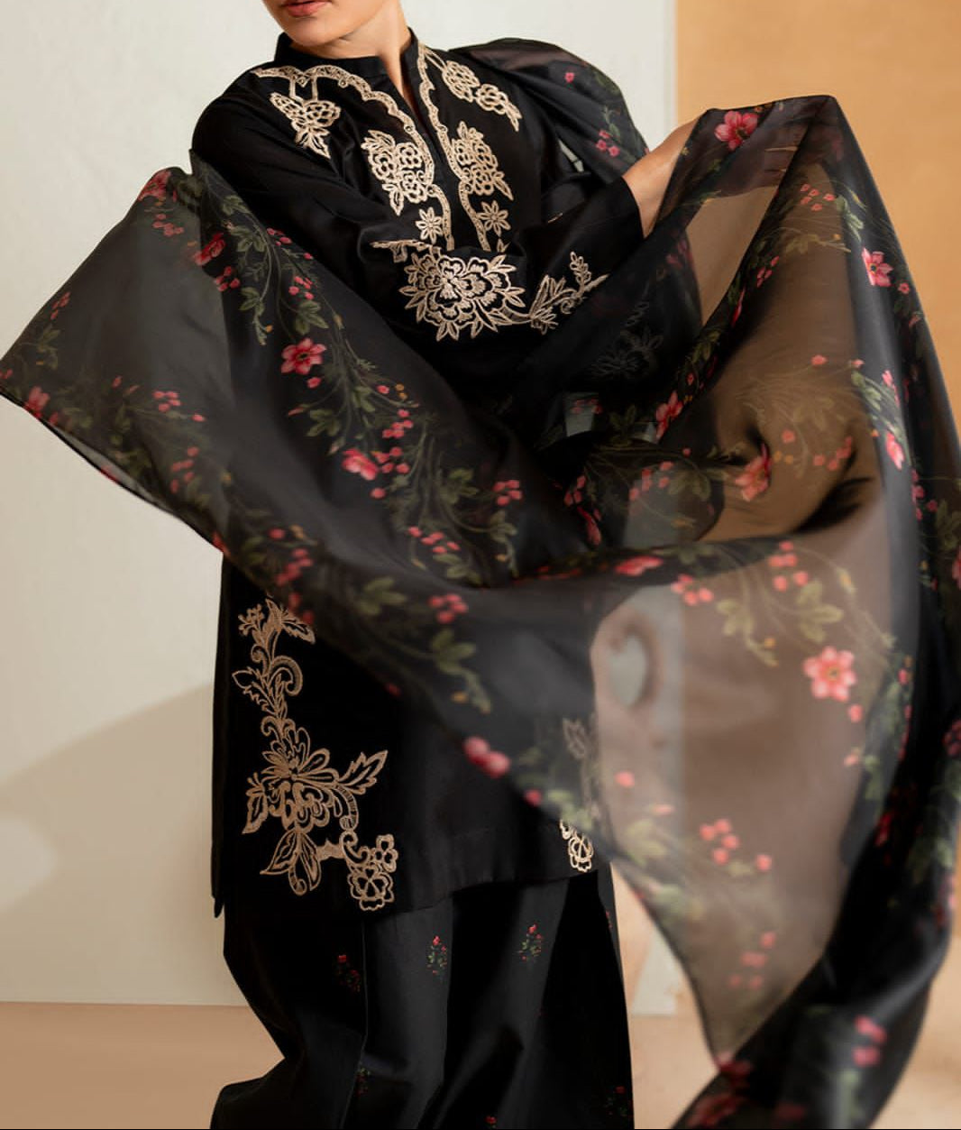 3-Piece Embroidered Suit