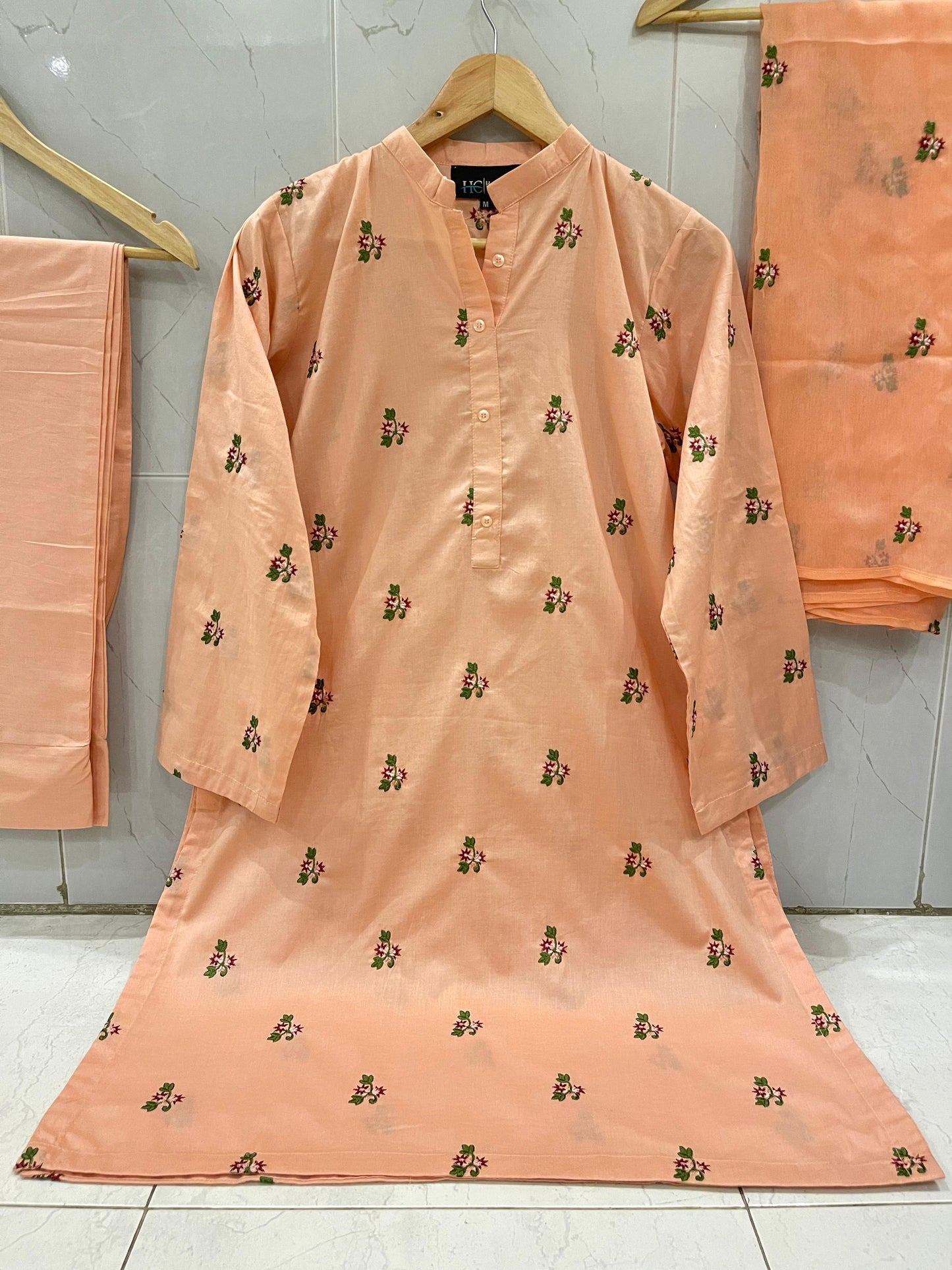 3-Piece Embroidered Suit