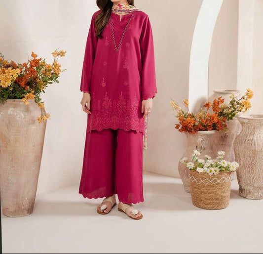 3-Piece Embroidered Suit