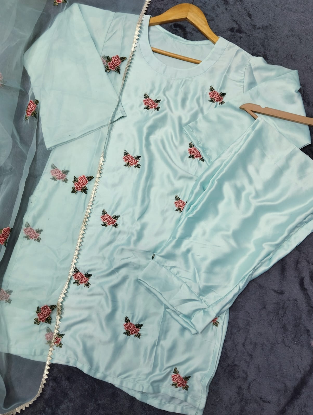 3-Piece Embroidered Suit