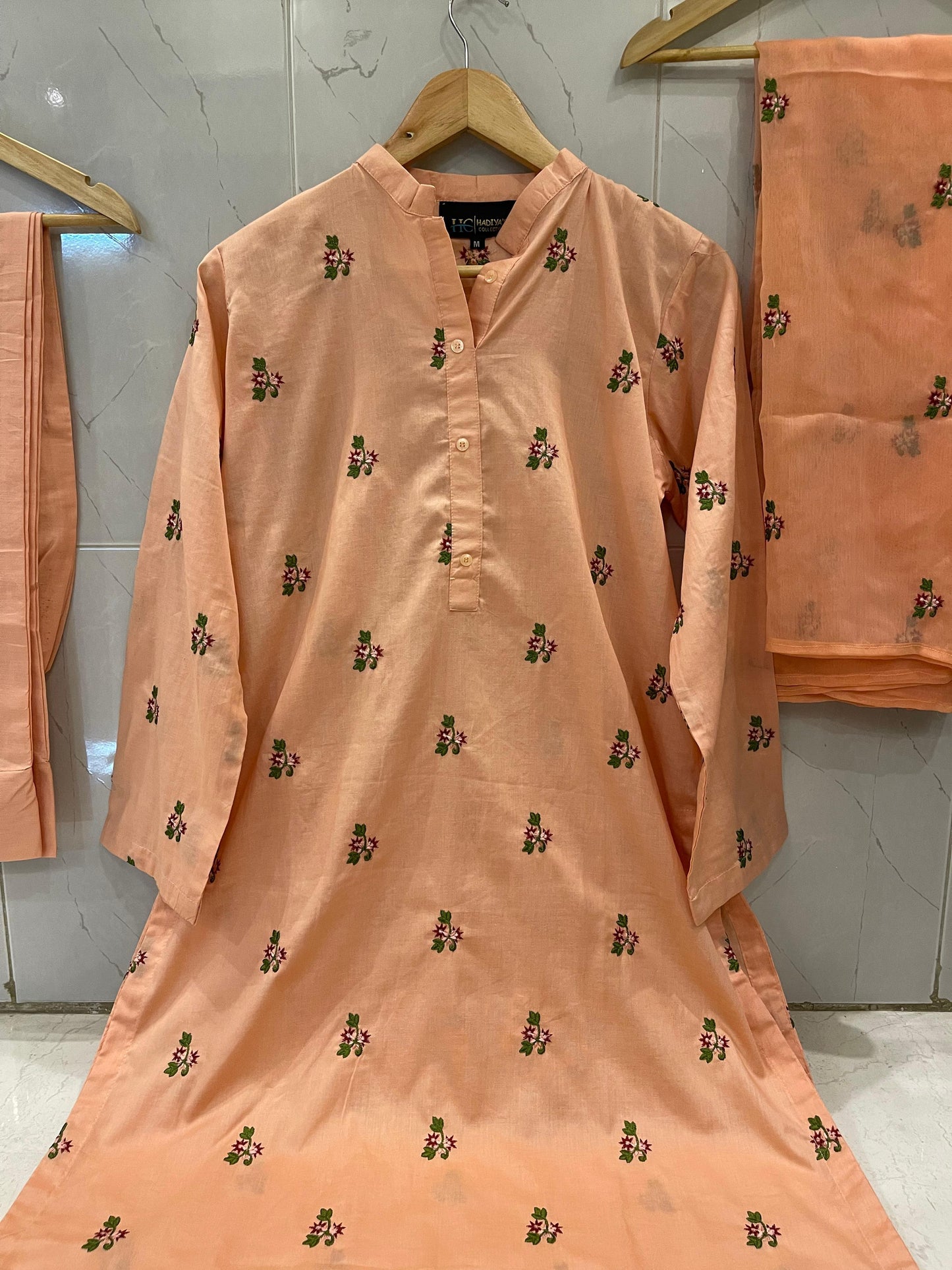 3-Piece Embroidered Suit