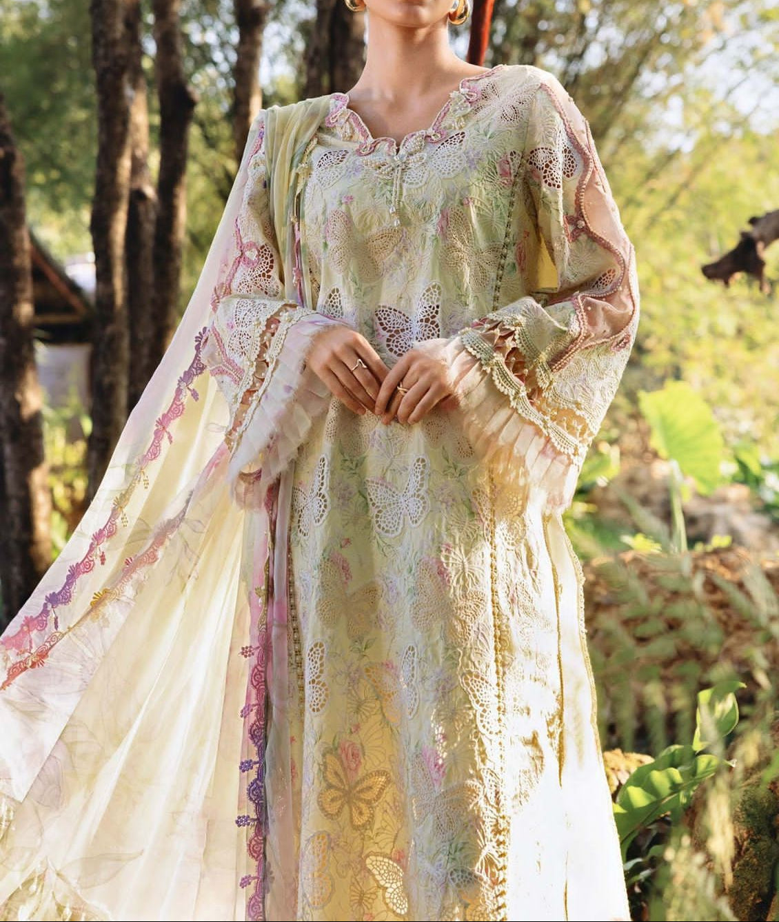 3-Piece Embroidered Suit