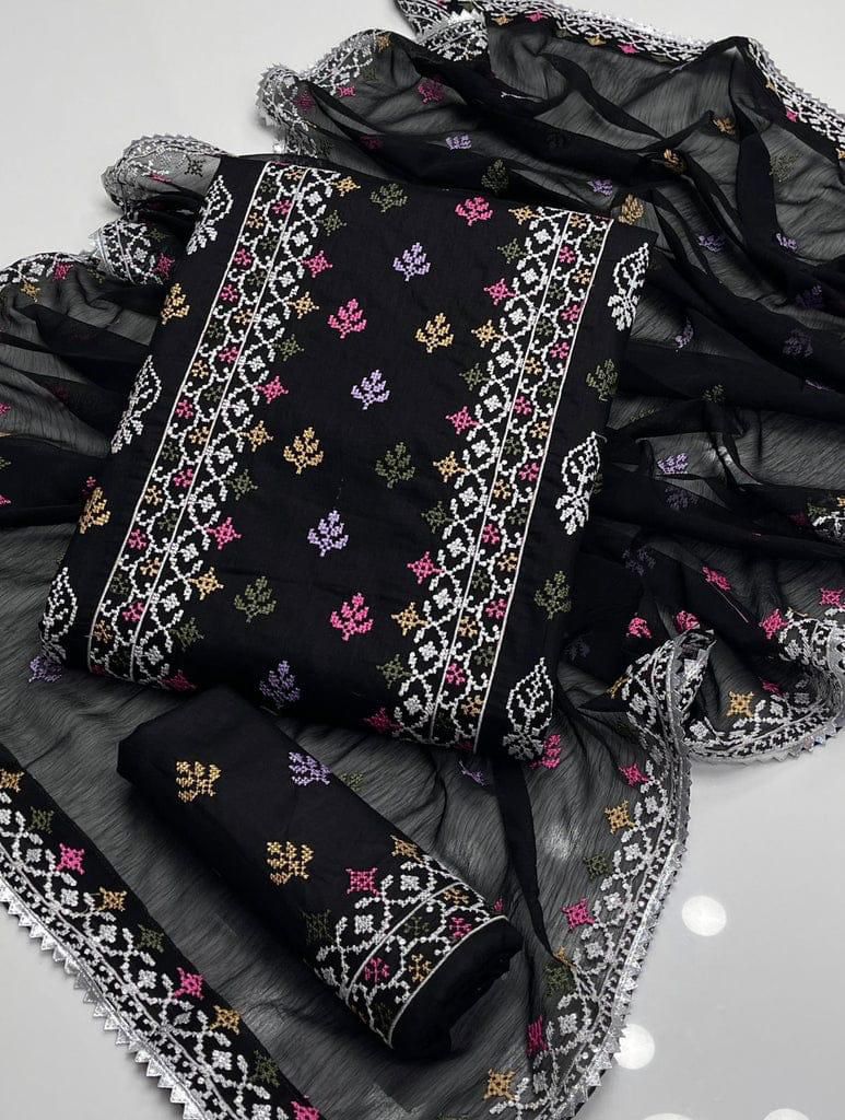3-Piece Embroidered Suit