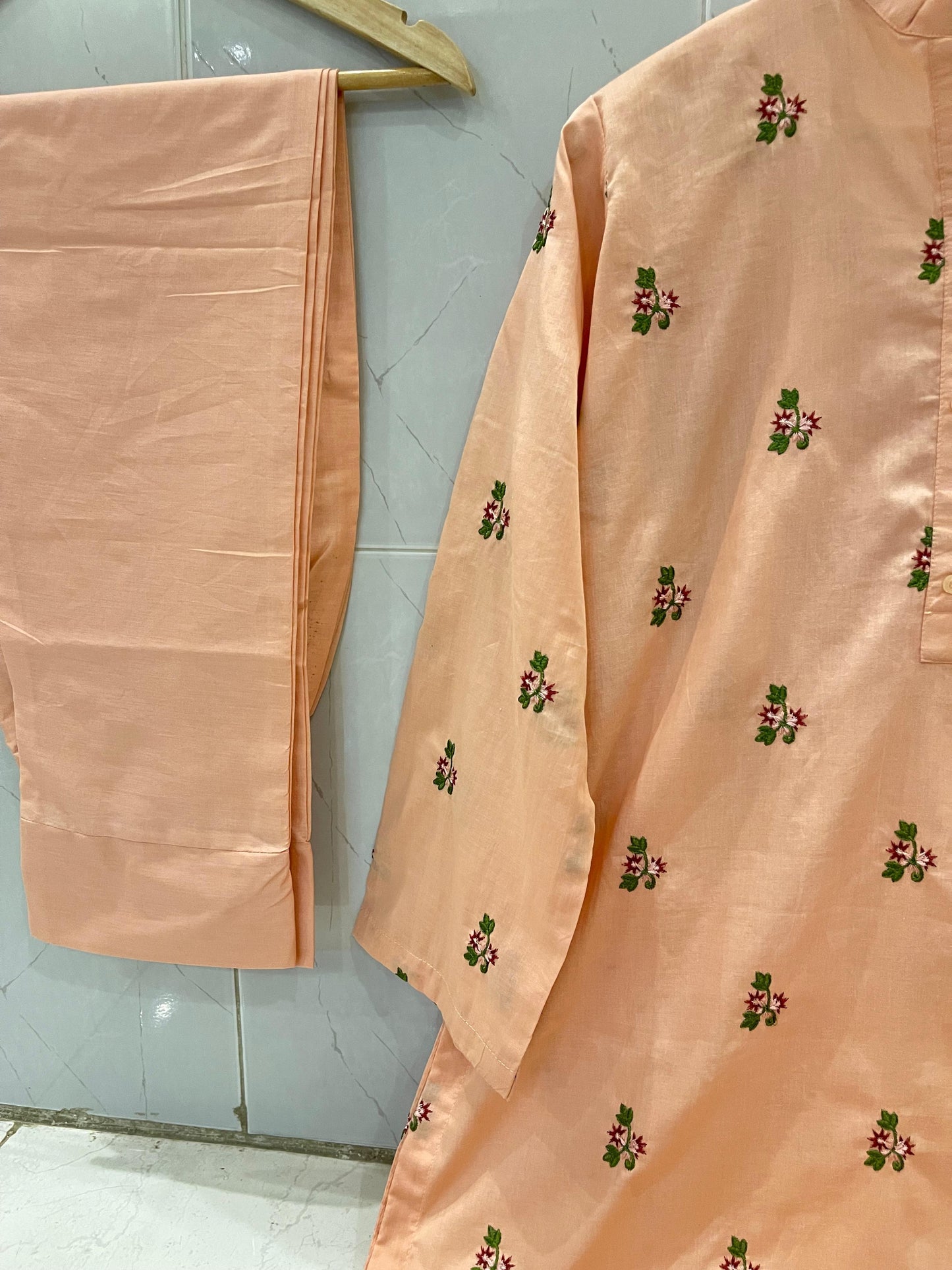 3-Piece Embroidered Suit