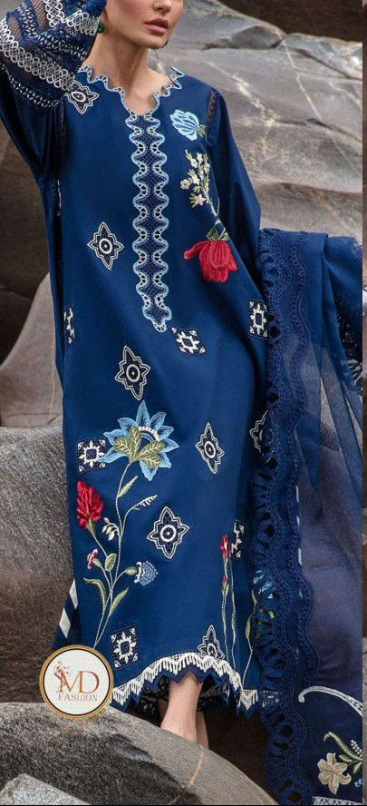 3-Piece Embroidered Suit