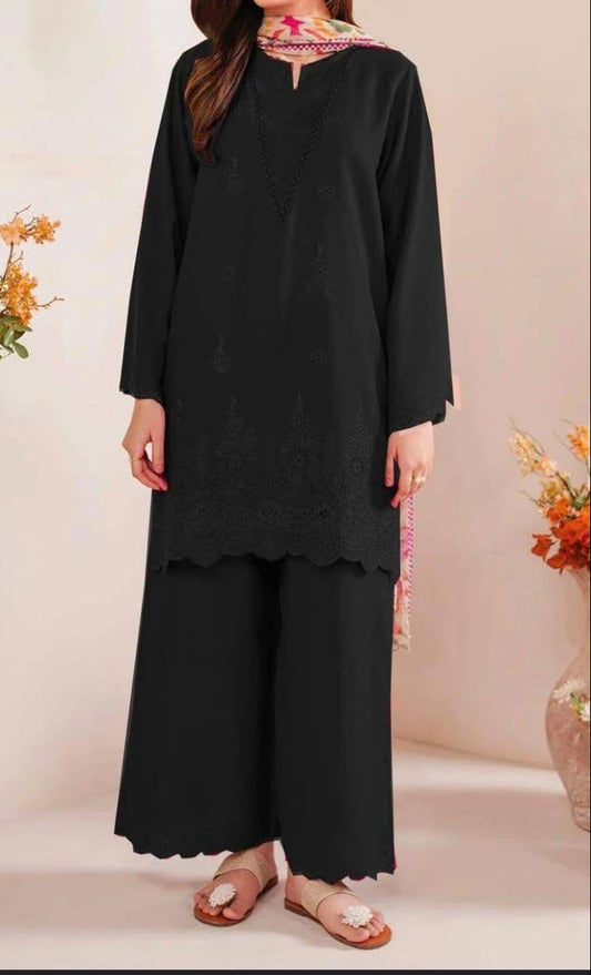 3-Piece Embroidered Suit
