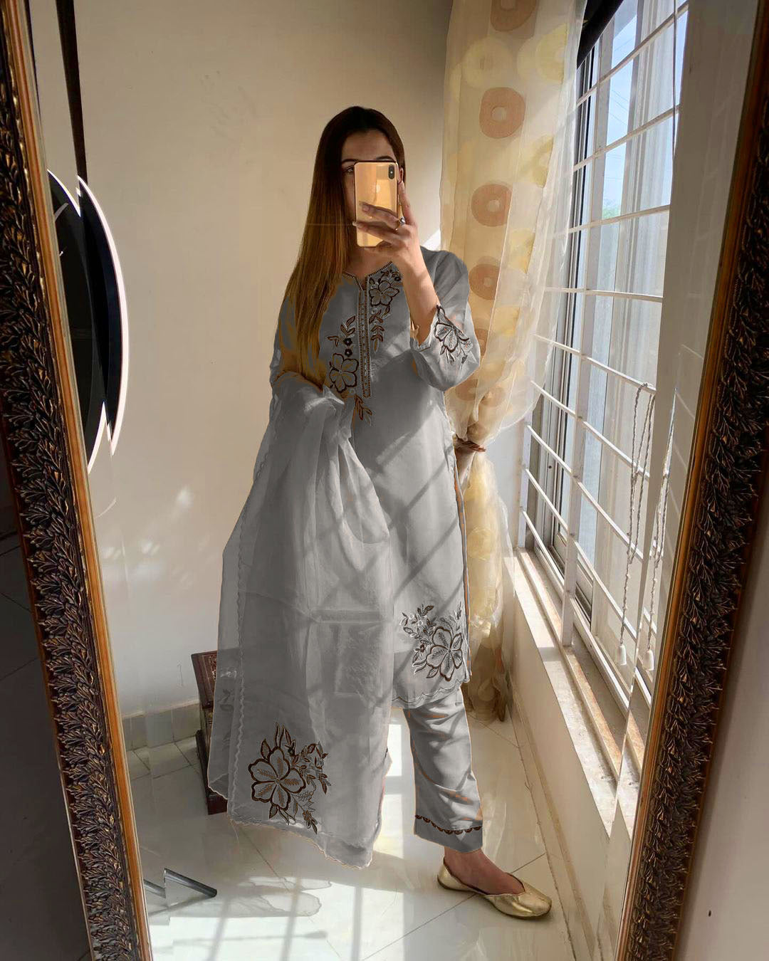 3-Piece Embroidered Suit