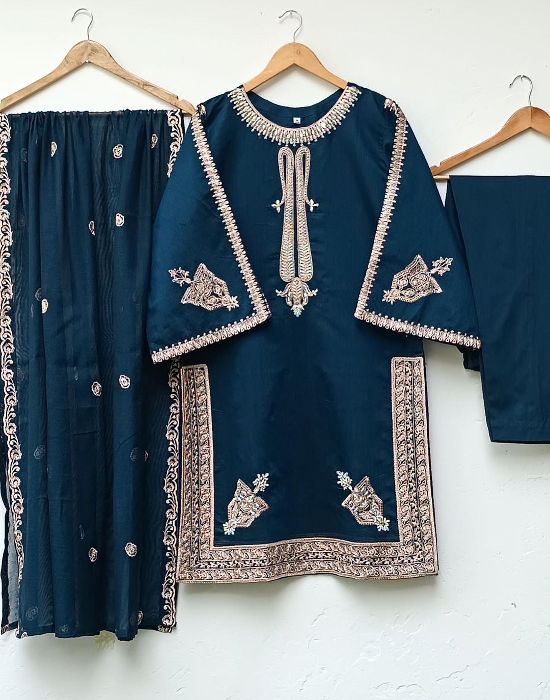 3-Piece Embroidered Suit