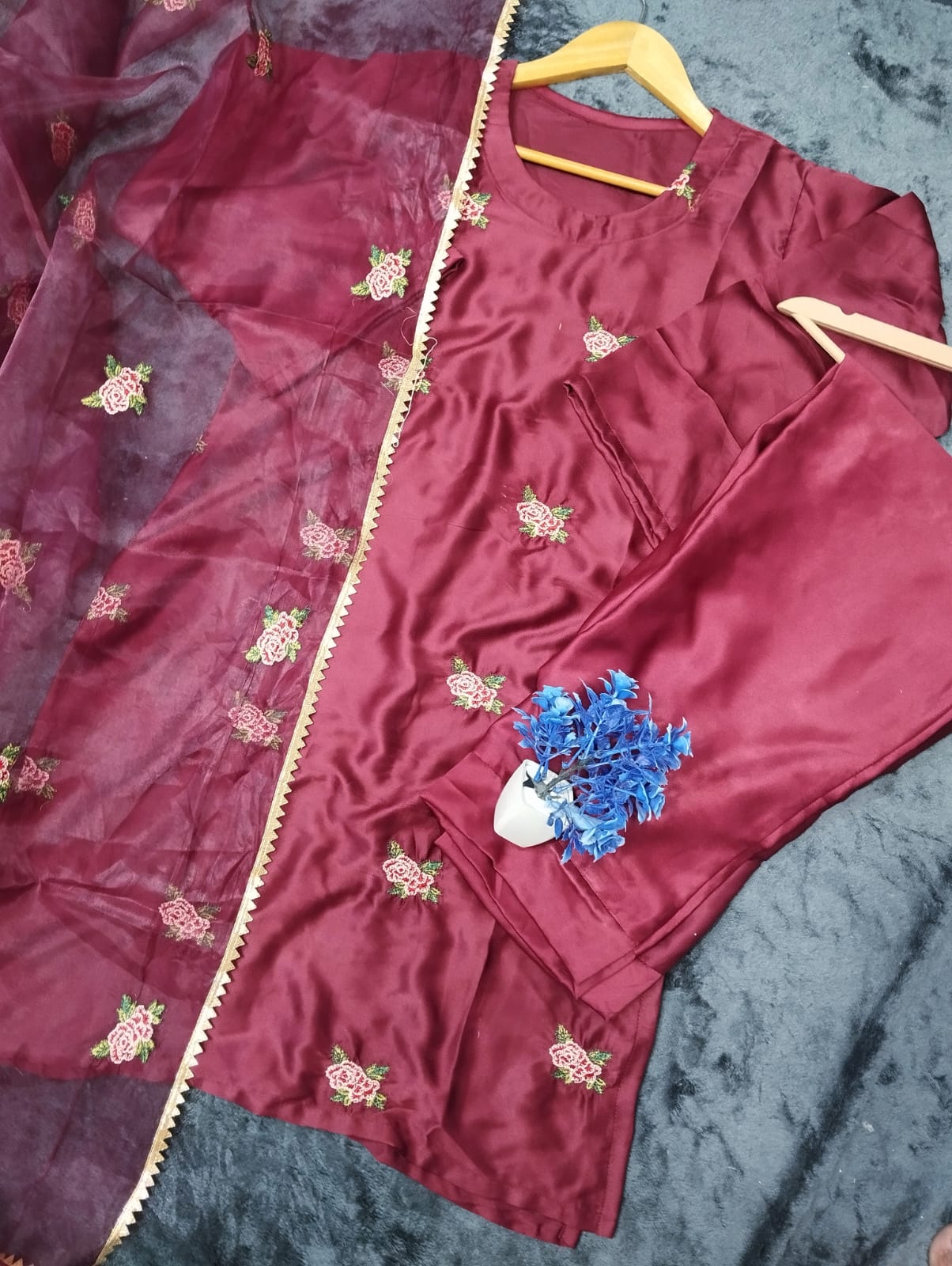 3-Piece Embroidered Suit