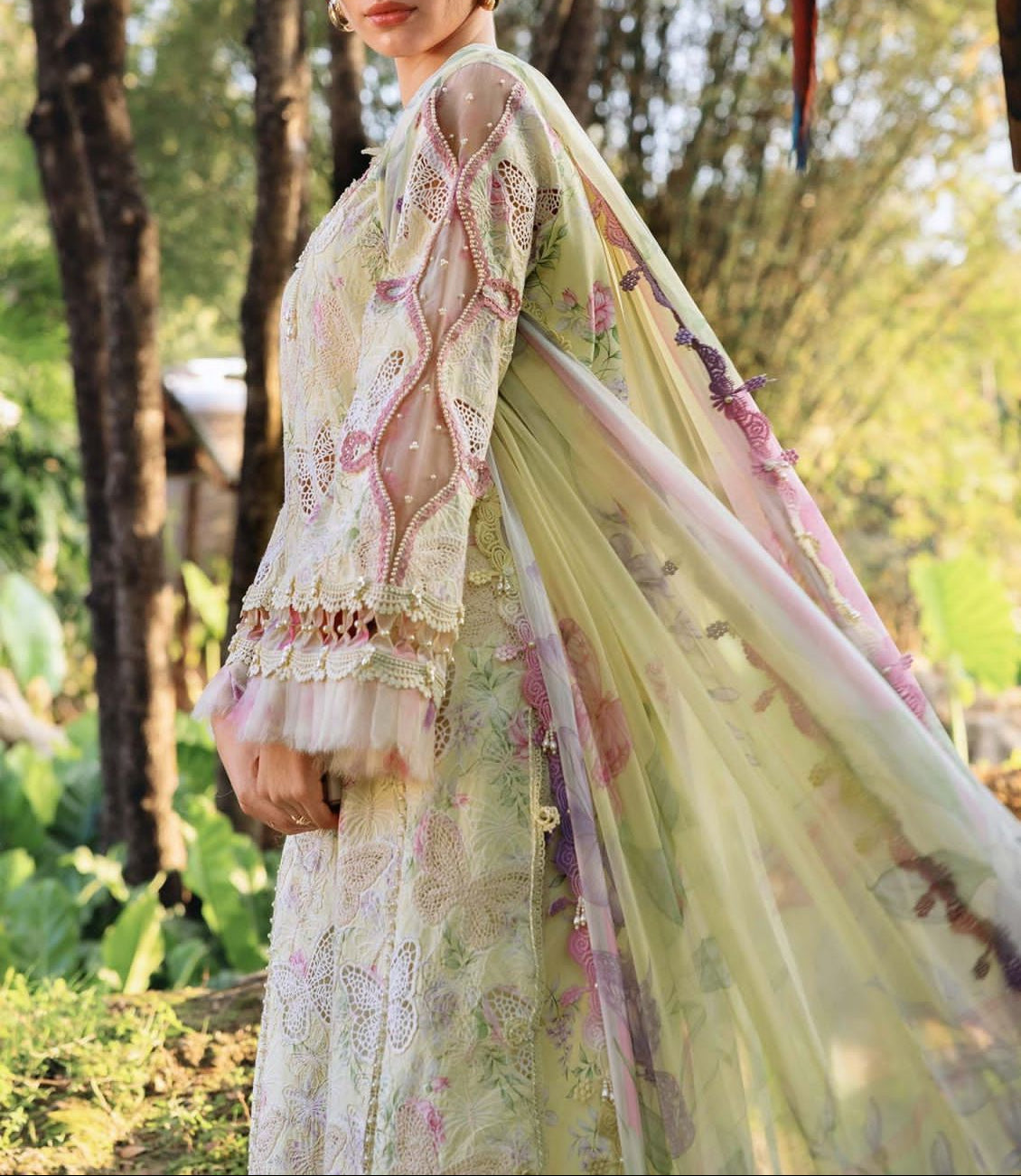 3-Piece Embroidered Suit