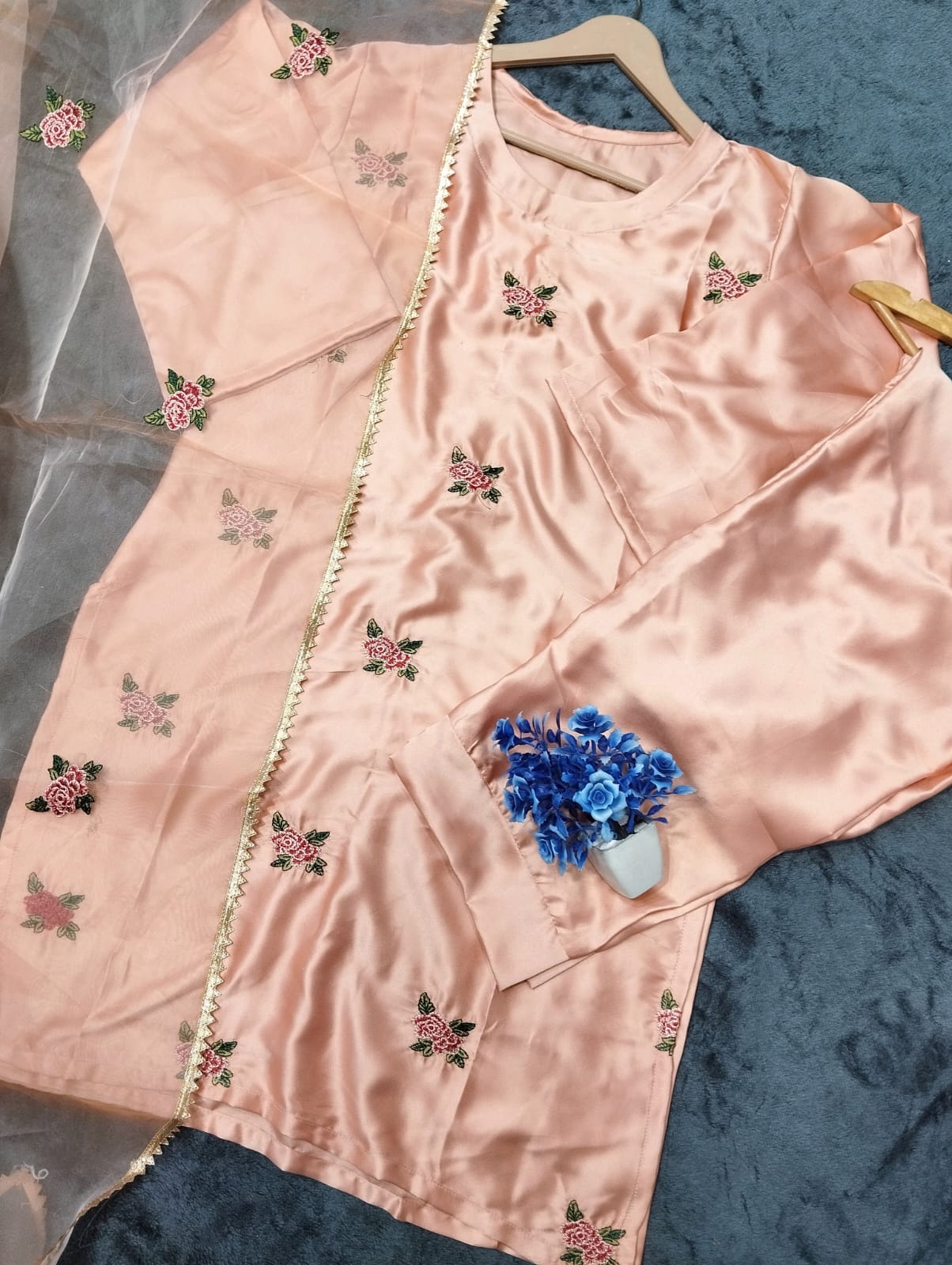 3-Piece Embroidered Suit