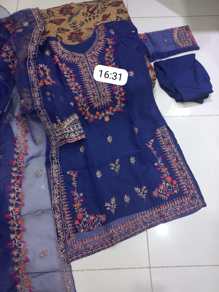3-Piece Embroidered Suit