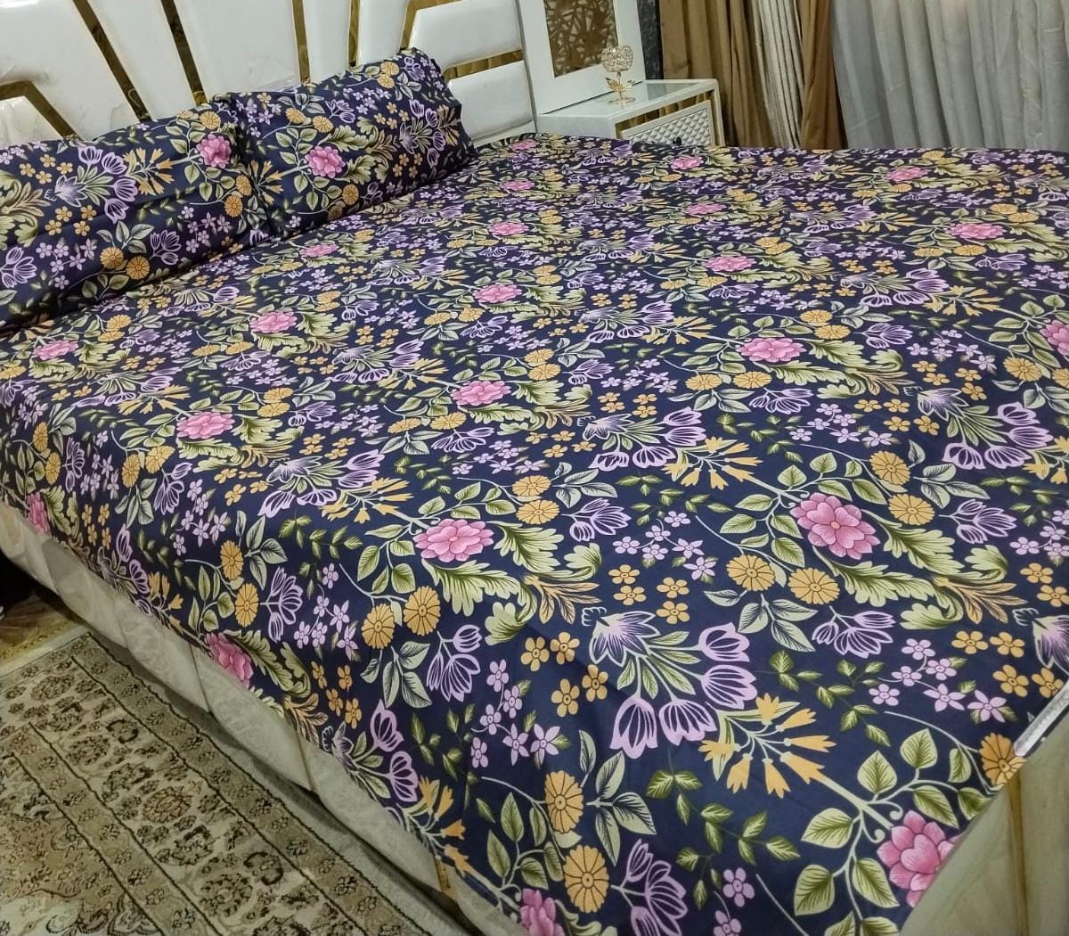 3-Piece Fitted Bedsheet