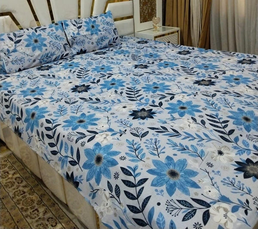 3-Piece Fitted Bedsheet